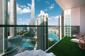 Magnificent 3BR with Incredible Burj & Fountain View